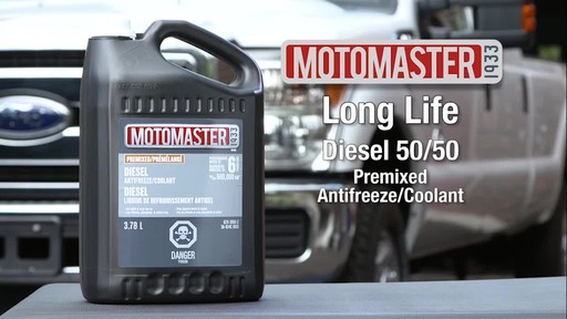 MotoMaster Diesel 50/50 Premixed Antifreeze/Coolant - image 1 from the video